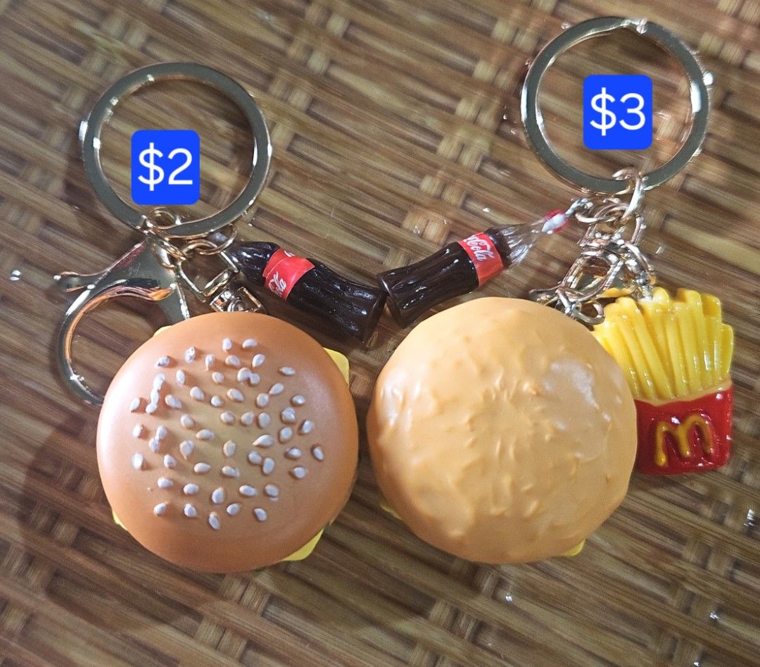 Buger mac Keychain (Category: Everything Else) located in Singapore. Submitted by happy2shop4lovelystuffs (Listing ID 1379469921, Image 1). Description: free normal mail.