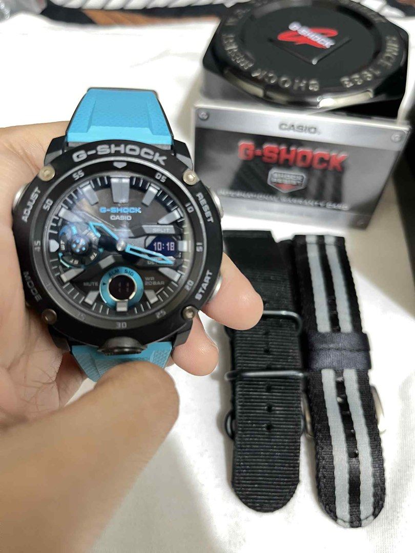 CASIO G SHOCK GA-2000 (Category: Men's Watches) located in Caloocan City. Submitted by Ced19 (Listing ID 1379359874, Image 2). Description: Casio Gshock GA-2000 used. Complete with box. With minimal dent see pic for ref. Nego offer lang po❗️ .