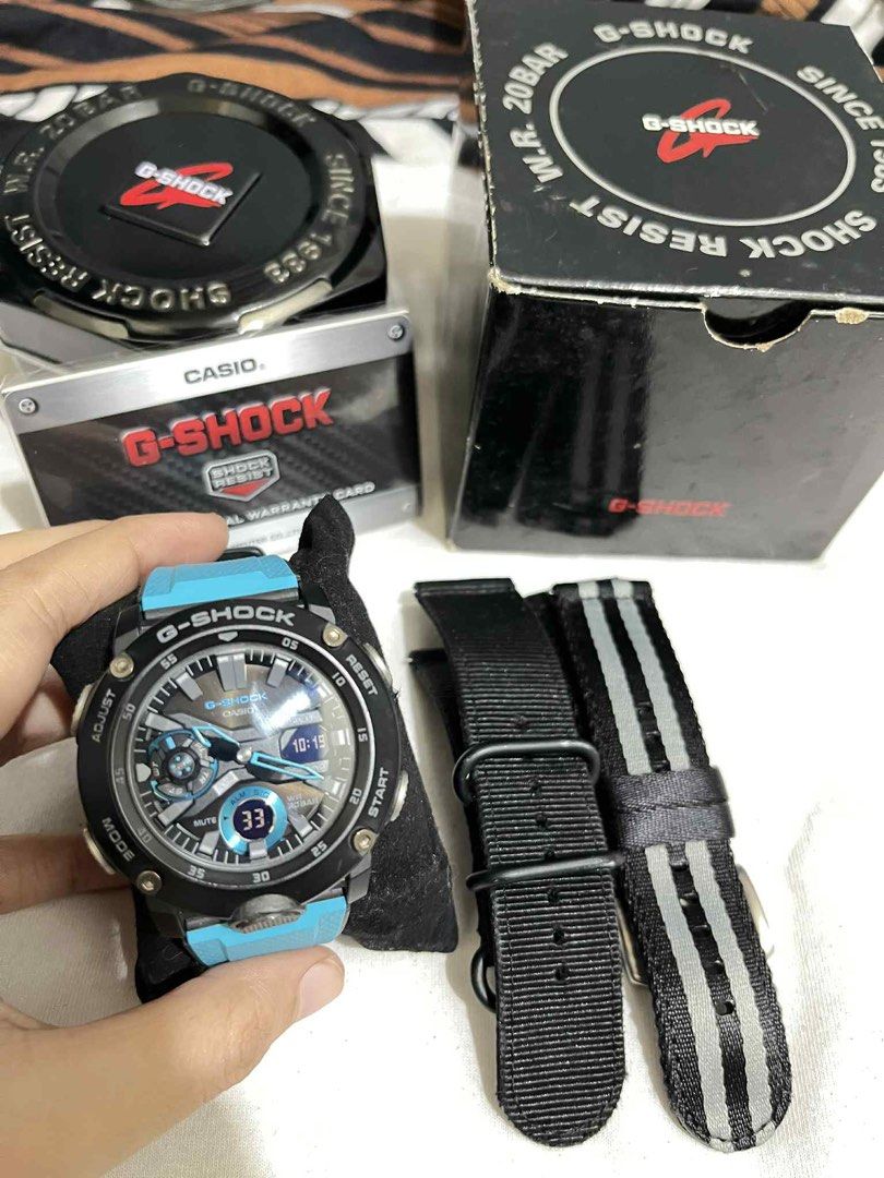 CASIO G SHOCK GA-2000 (Category: Men's Watches) located in Caloocan City. Submitted by Ced19 (Listing ID 1379359874, Image 1). Description: Casio Gshock GA-2000 used. Complete with box. With minimal dent see pic for ref. Nego offer lang po❗️ .