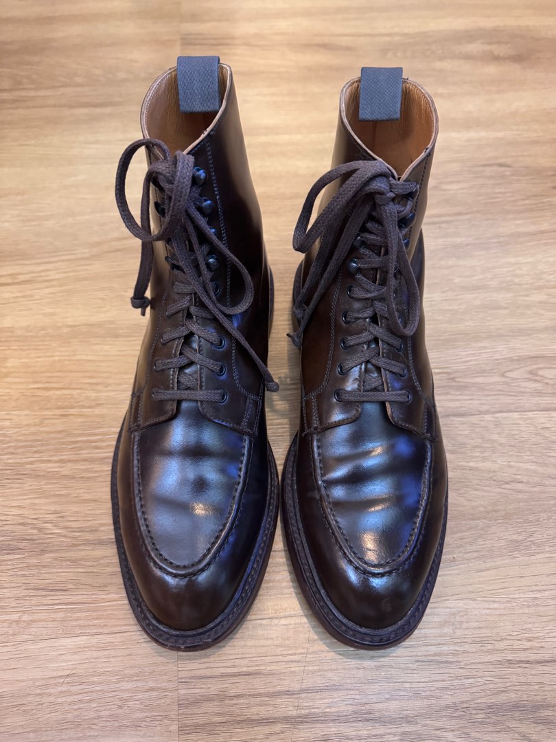 Cigar Shell Cordovan Ralph Lauren Crockett Jones Gianni Boots, Men's ...