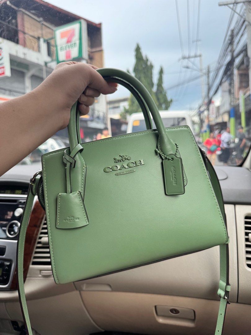 COACH ANDREA CARRY ALL (Category: Luxury Bags & Wallets) located in Imus. Submitted by banessah (Listing ID 1379333856, Image 1). Description: Used only 3x This is small size, can fit small umbrella, iphone pro max and more .