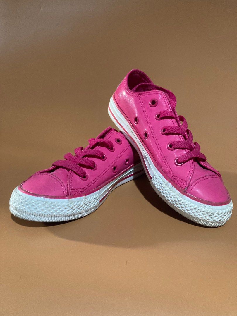 Converse Chuck Taylor Hot Pink Patent (Category: Babies & Kids Fashion) located in Marikina City. Submitted by chimicha2x (Listing ID 1379519858, Image 1). Description: What you see is what you get, of course it’s original :) No box Patent leather, not canvas .