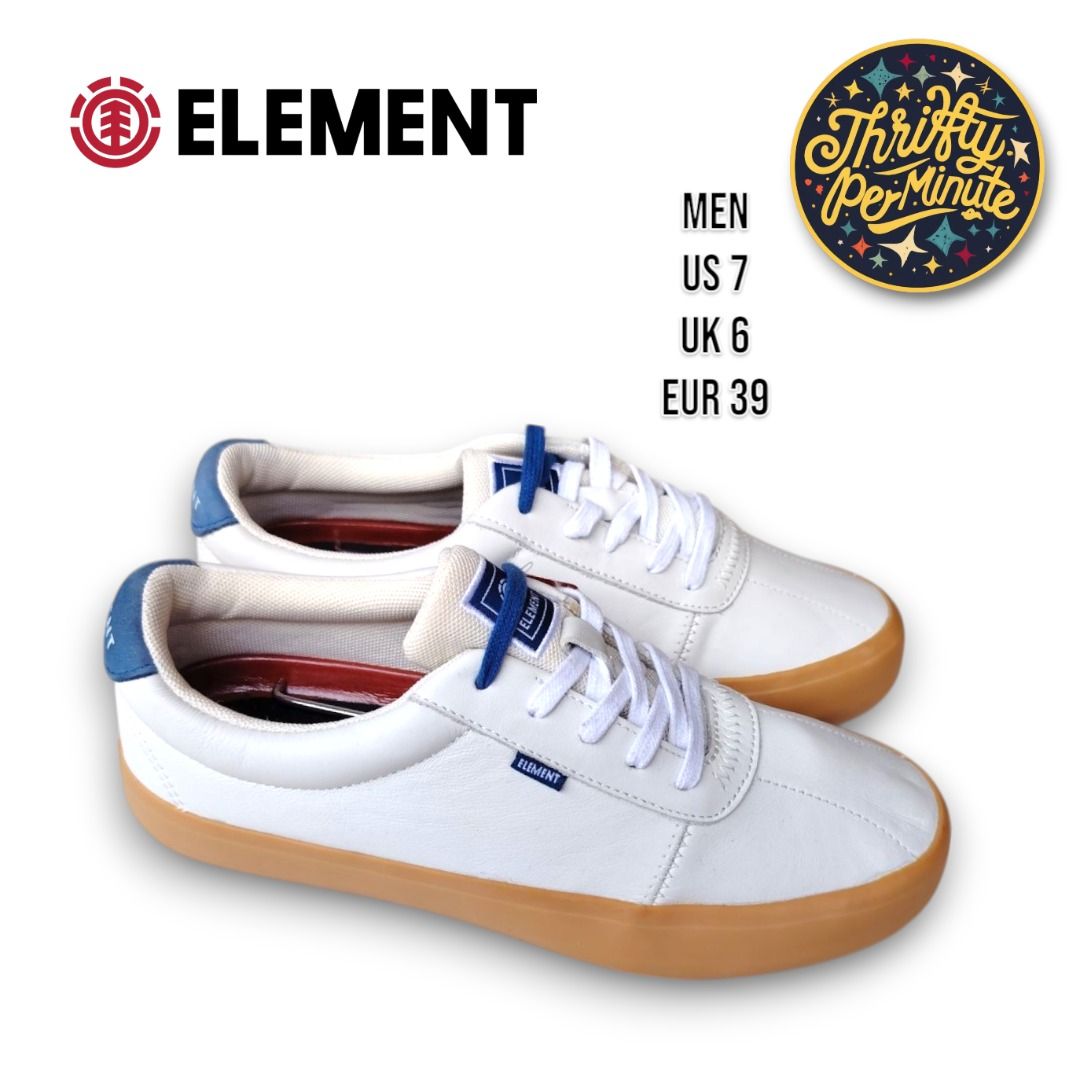 NEW - Element Sawyer Trainers for Men (Category: Sneakers) located in Bacolor. Submitted by thriftyperminute (Listing ID 1379511372, Image 1). Description: -No box -With 2 pairs of laces (white/blue) -These are thrifted items so please manage your expectations. -Color may slightly differ due to lighting or with the settings of the device used to view the photos -"Mine" now, pay now policy -Payment through gcash -Sure buyers only, please -No cance