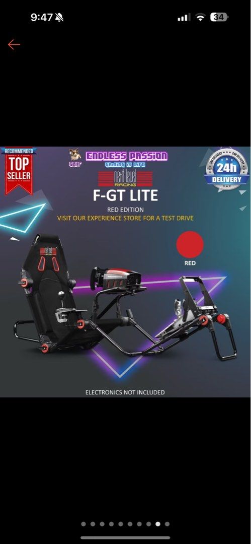 F-GT lite red edition with T300RS GT Thrustmaster steering wheel631095521264651125