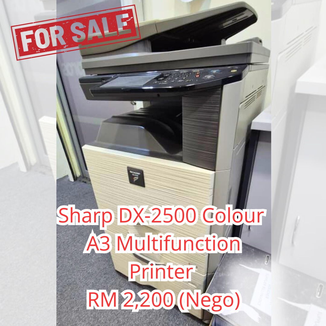 FOR SALE: Sharp DX-2500 Colour A3 Multifunction Printer - RM 2,200 ...