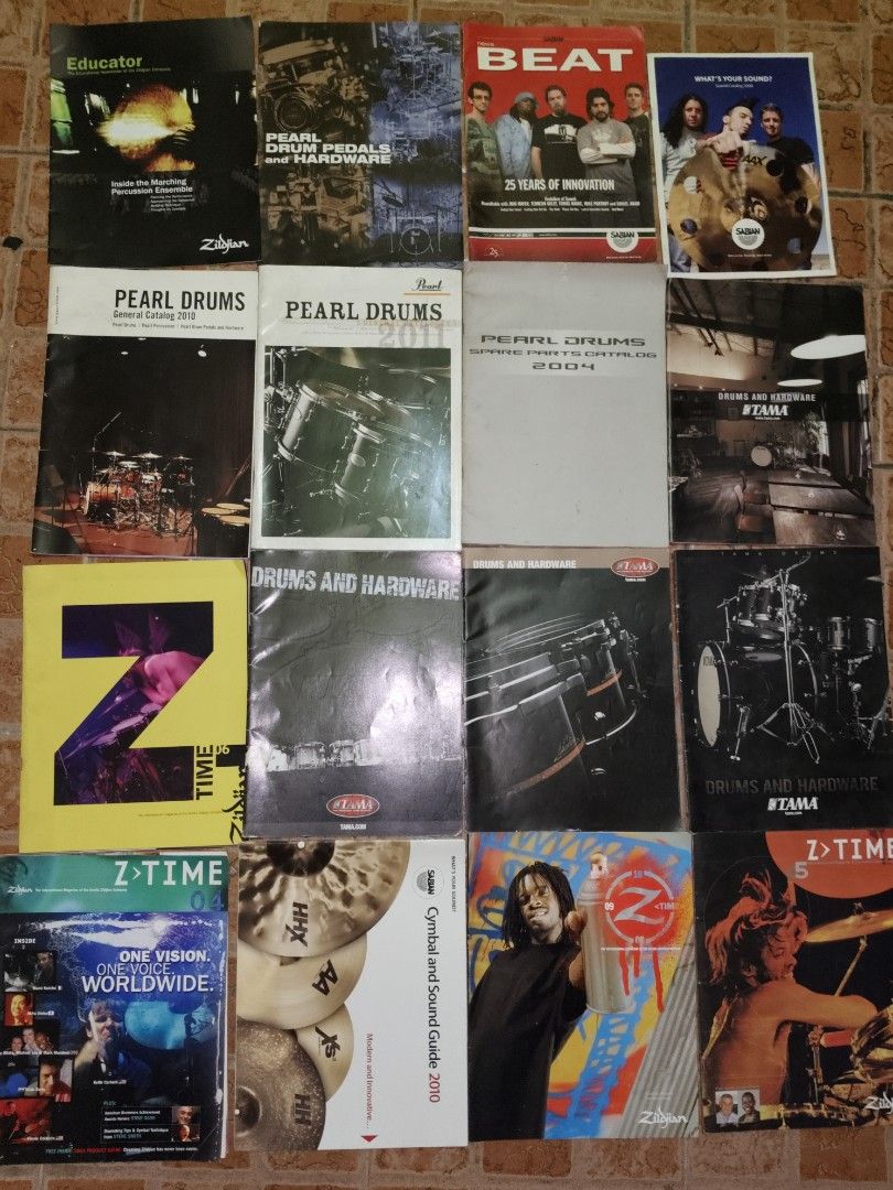 FS: DRUMS CATALOG (Category: Musical Instruments) located in Las Pinas. Submitted by outdoorsandbeyond (Listing ID 1379466219, Image 1). Description: FOR SALE: ASSORTED DRUMS CATALOG PEARL, TAMA, ZILDJIAN PRICE: 500 LOC. LAS PIÑAS AREA.