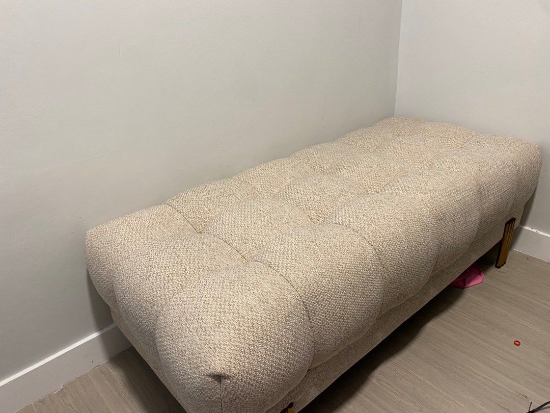 Furniture Republic Couch (Almost new) (Category: Sofas) located in Las Pinas. Submitted by sherylandmargaux (Listing ID 1379433739, Image 1). Description: Bought it from Furniture Republic out of impulse. High quality and has a nice color. Durable foam inside Never use actually Still firm and clean Just inside our office and has cover to keep away from dust. Fixed Price.