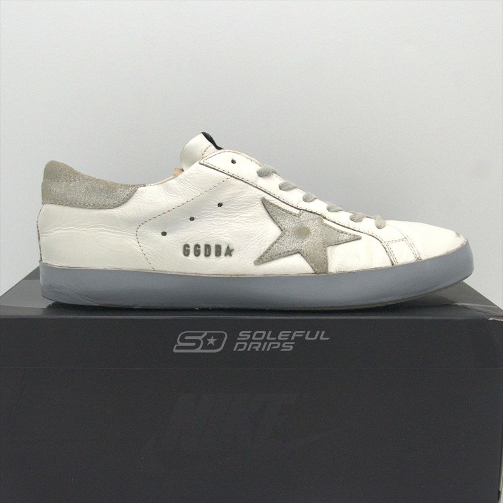 GGDB Whtie Silver Glitter EU 41 [USED] (Category: Sneakers) located in Taguig. Submitted by elieeezer (Listing ID 1379497280, Image 2). Description: STEAL DEAL⚡FIRM PRICE NO LP GGDB Whtie Silver Glitter EU 41 USED / No Box, Pair Only Php 14,495 📍McKinley Hill, Taguig FB / Tiktok / IG: soleful.drips .