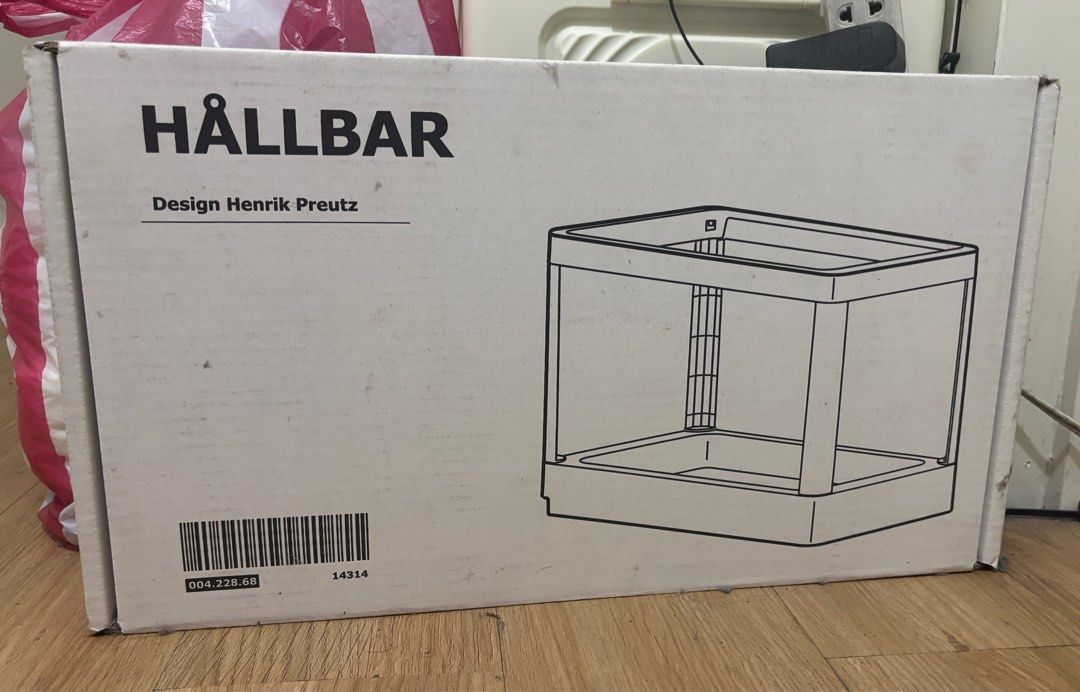 IKEA Hallbar (Category: Storage Boxes & Baskets) located in Manila. Submitted by tjselarom (Listing ID 1379423735, Image 1). Description: Pull out frame for recycling bin. Sealed/unopened box. No longer need. Cannot return since lost receipt already. Via grab/lalamove gcash payment Price is negotiable..
