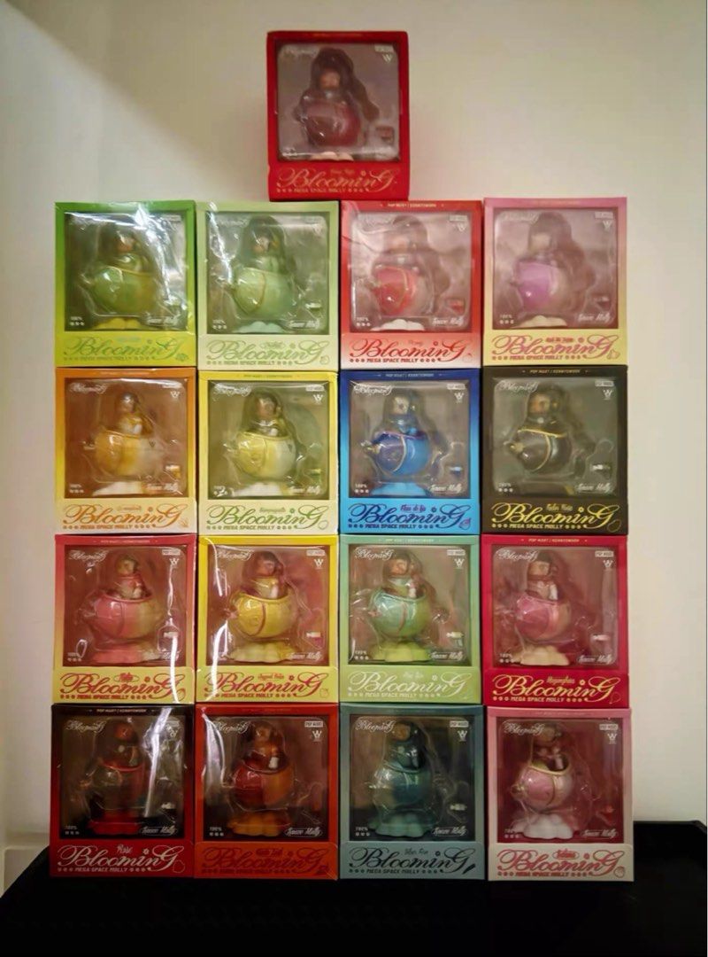 In Stock] Mega Space Molly 100% Blooming Series Sakura (Japan