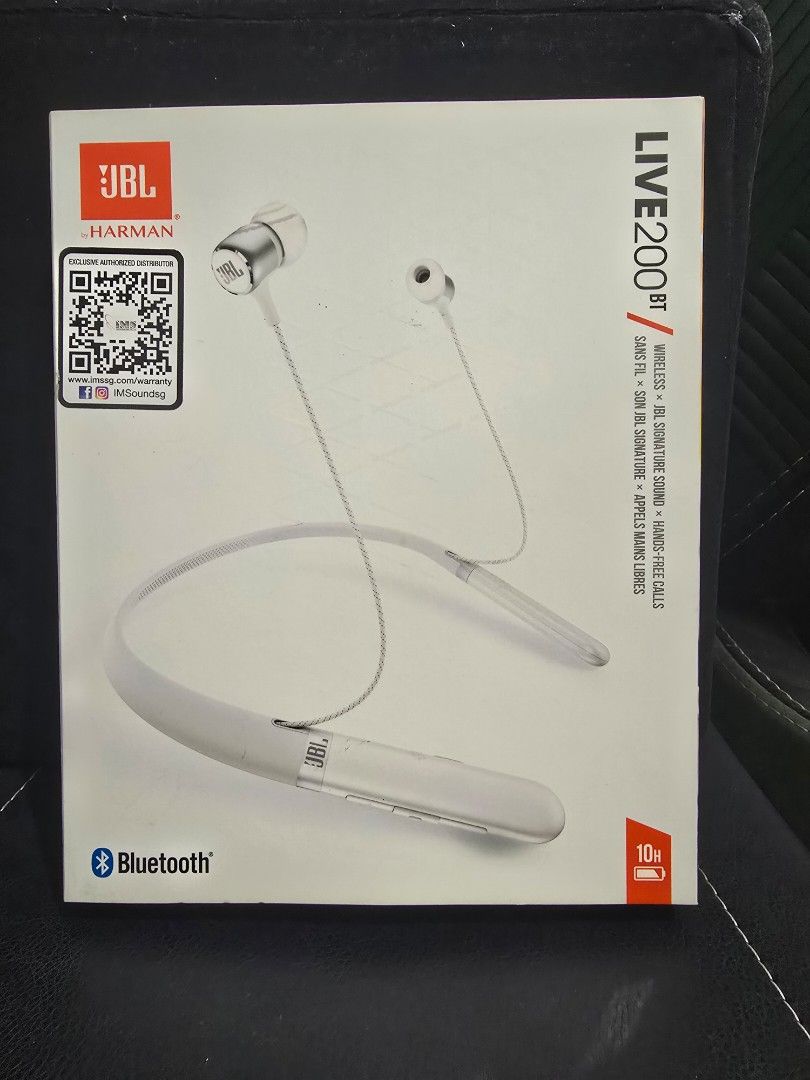 JBL LIVE 200BT Wireless Headphones - Brand New (Category: Headphones & Headsets) located in Singapore. Submitted by enastasia221622 (Listing ID 1379396149, Image 1). Description: - Brand new JBL LIVE 200BT Wireless Headphones - Wireless Bluetooth Connectivity - JBL Signature Sound - Hands-free Calls - Up to 10 Hours of Playback - Comes in Original Packaging - Perfect for Music Lovers.