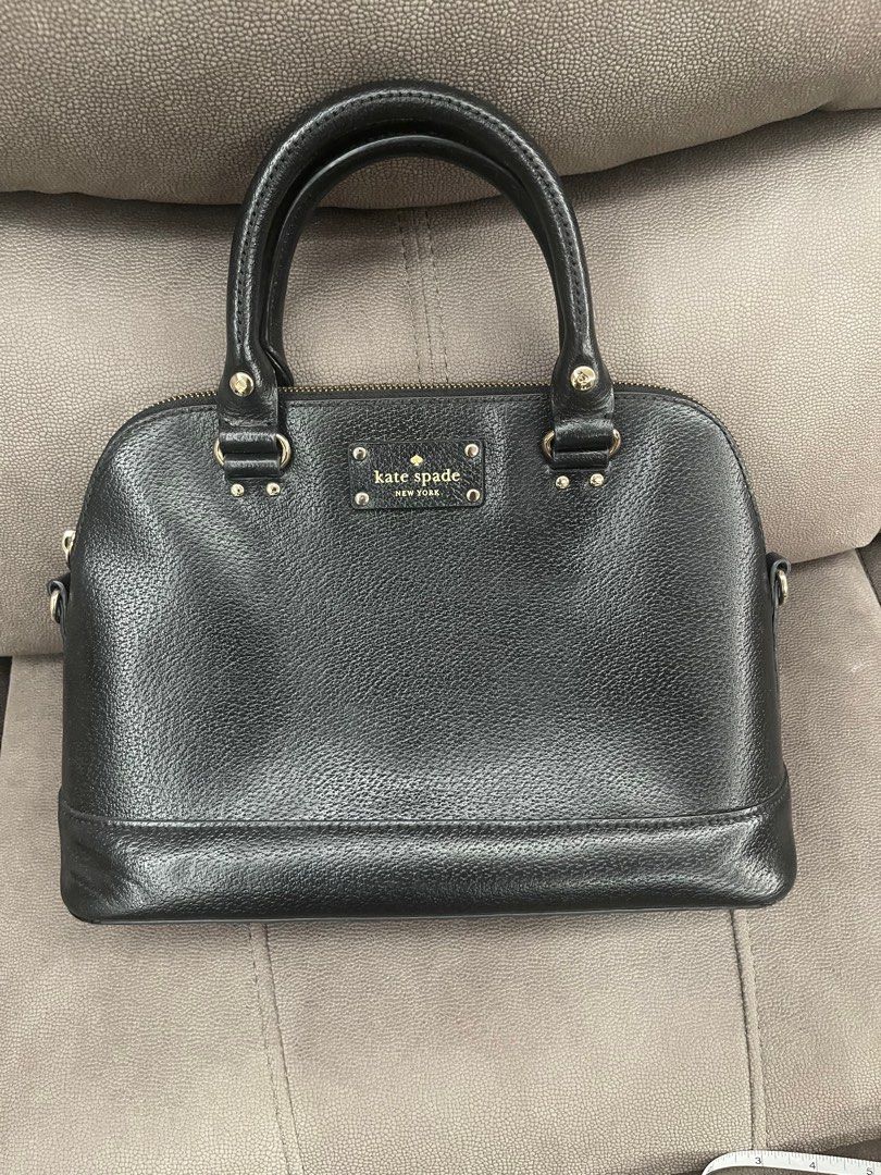 Kate Spade Medium Dome Satchel Bag (Category: Luxury Bags & Wallets) located in Quezon City. Submitted by bebotislate (Listing ID 1379363796, Image 2). Description: Kate Spade Medium Dome Satchel Bag in Black RFS: Too many bags. Lightly used. Guaranteed Authentic. Tags still included. Price is negotiable. Area is in New Manila, Quezon City.