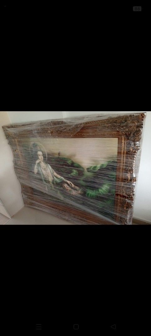 Large Framed Painting - Buddha