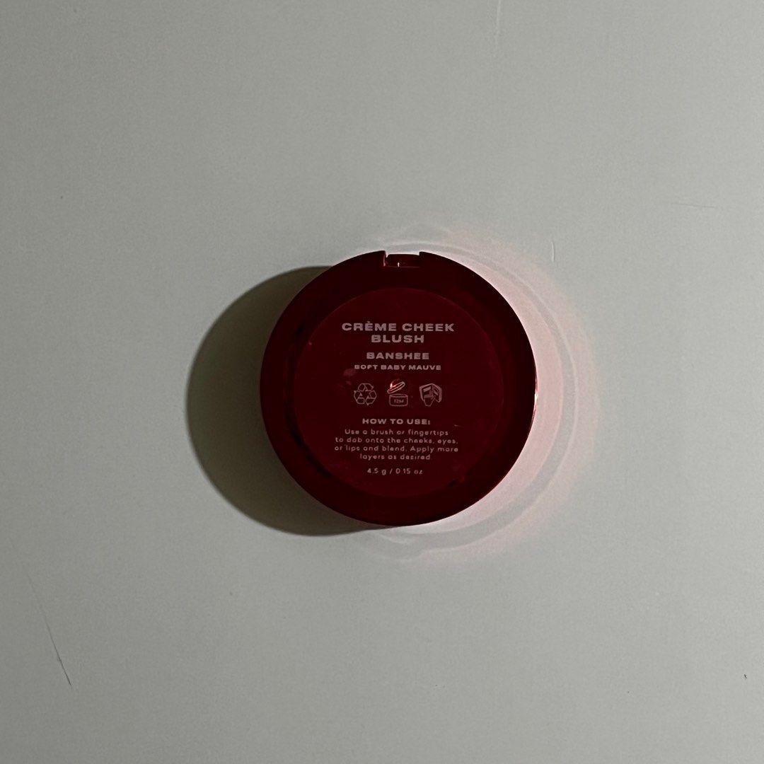 Limited Edition Issy Creme Cheek Blush (Banshee) (Category: Makeup) located in Manila. Submitted by gvapparel (Listing ID 1379513113, Image 3). Description: 𖦹.ᐟ ⟡ read the details below first: ⚲ las piñas ★ rfs: decluttering / impulsive buying ★ no box included ★ used only once ★ 5th anniversary exclusive (limited edition!) ★ very good shade — soft baby mauve ★ sf to be shouldered by buyer 𖦹.ᐟ price can still be negotiable if buying multiple it