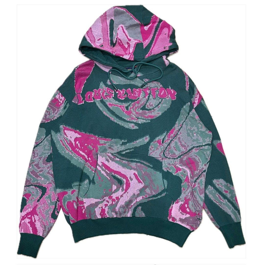 LOUIS VUITTON KNIT HOODIE (Category: Luxury Apparel) located in Baguio. Submitted by donedeal_2600 (Listing ID 1379506693, Image 1). Description: Dimes: 28x28 stretchable Condition: Like new to brand new Color rate: 10/10 Complete tags Check photos for more details No issue .