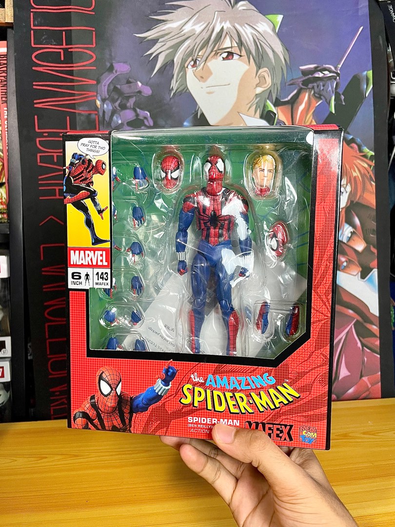 Ben Riley Shf MAFEX Ben Reilly Spiderman - (SHF, SKC, Figma), Hobbies & Toys, Toys ...