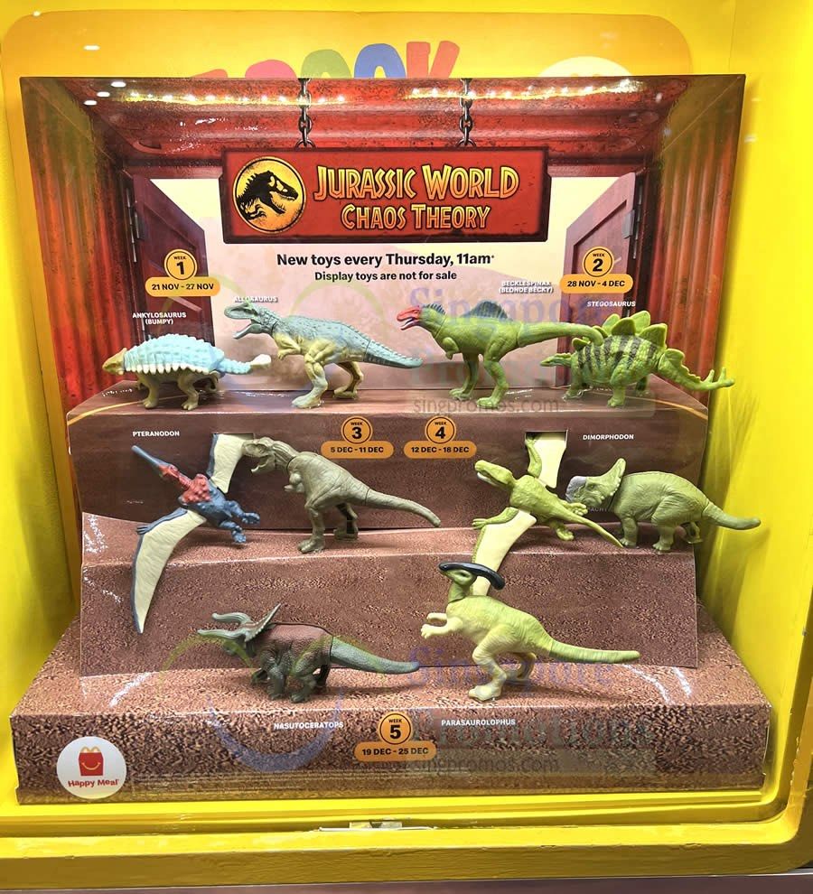 Mcdo Happy Jurassic World Mcdonalds Toys MCDONALD'S HAPPY MEAL Toy