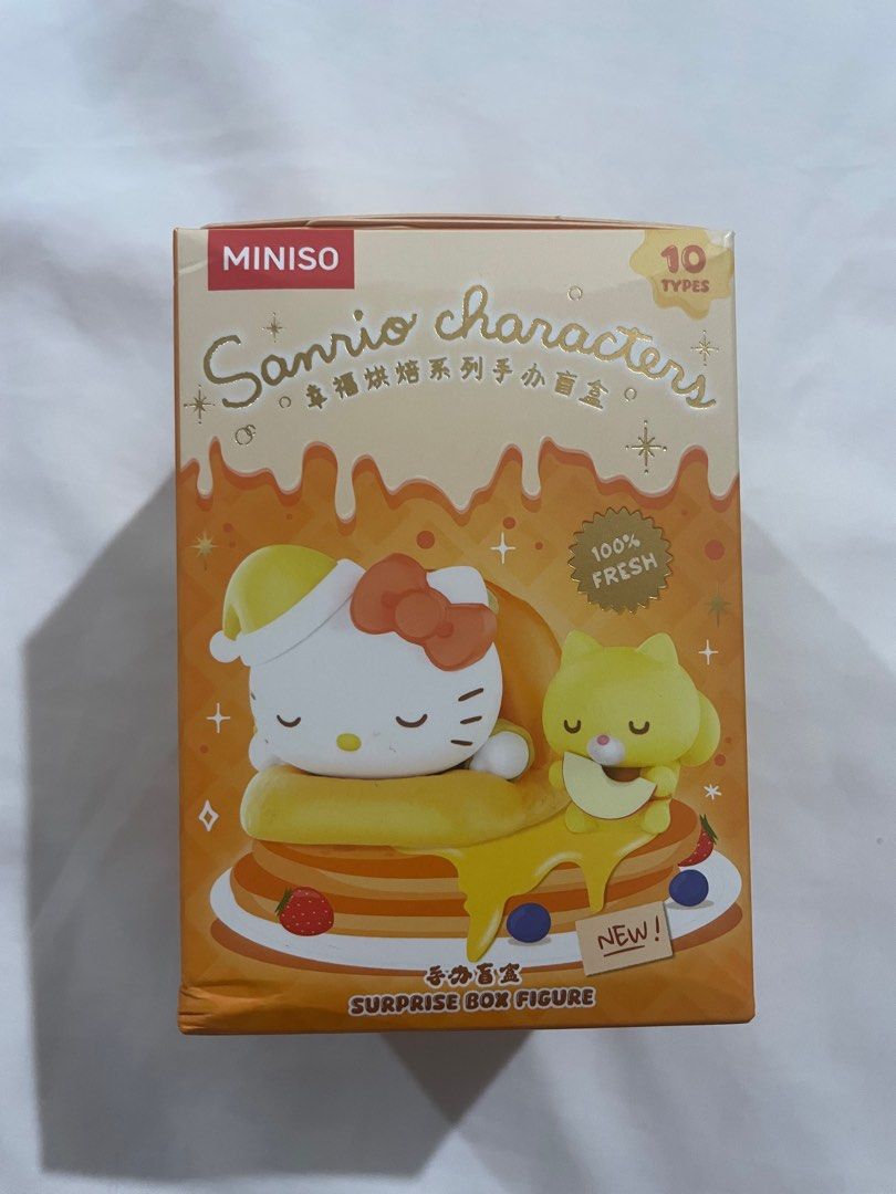 MINISO x SANRIO HAPPY BAKING BLIND BOX HELLO KITTY (Category: Designer & Blind Box Toys) located in Quezon City. Submitted by jamselene (Listing ID 1379439351, Image 2). Description: Meetup: Banawe QC Shipping: Lalamove/Grab or J&T - shouldered by buyer Payment: BDO/Gcash/BPI.