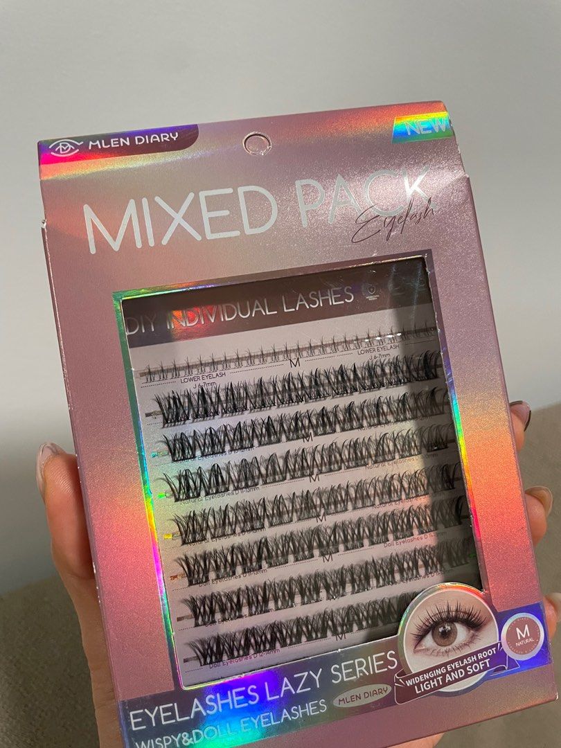 Mlen Diary Mixed Pack Eyelash Clusters (Category: Makeup) located in Pasay City. Submitted by justjennyyy (Listing ID 1379489323, Image 1). Description: Never been used! Brand new..