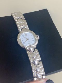 ［日本原裝正品」Noevir  silver watch 中古銀色手表 異型表帶64246851322755110