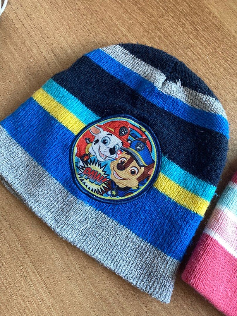 Paw Patrol Beanie boy and girl (Category: Babies & Kids Fashion) located in Singapore. Submitted by adrianarina (Listing ID 1379369044, Image 3). Description: One size fits all Cute. Well used. Self collect at Fernvale Sengkang $5 each negotiable if take both.