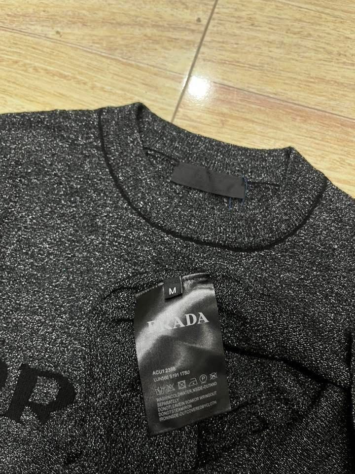 PRADA KNIT WEAR (Category: Luxury Apparel) located in Baguio. Submitted by donedeal_2600 (Listing ID 1379511819, Image 3). Description: Dimes: 23x27.5 stretchable Condition: Like new to brand new Color rate: 10/10 Complete tags Check photos for more details No issue .