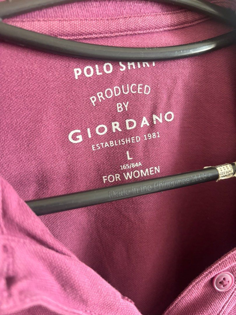 Preloved Giordano Polo Shirt (Category: Shirts) located in Mangaldan. Submitted by prelovedstuffcm (Listing ID 1379498128, Image 3). Description: used giordano polo shirt large on tag barely used buyer will shoulder sfee rfs: decluttering.