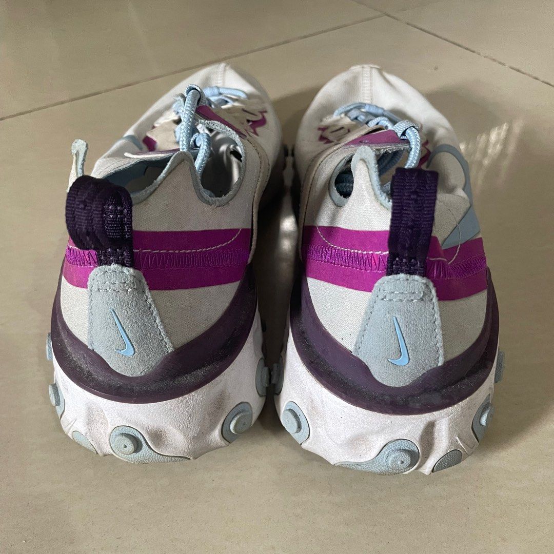 [PRE-LOVED] NIKE React Element 55 (Category: Sneakers) located in Imus. Submitted by xciiimy (Listing ID 1379479206, Image 3). Description: condition: lightly used, good as new just need some cleaning rfs: decluttering.