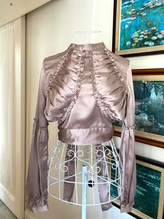 River Island 飄逸紫色短款上衣64237986213762110