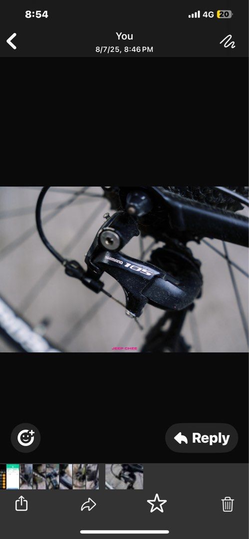 Road Bike (Category: Bicycles) located in Singapore. Submitted by nataniell (Listing ID 1379465708, Image 4). Description: Hi Used road bike for sale Size 48inch .