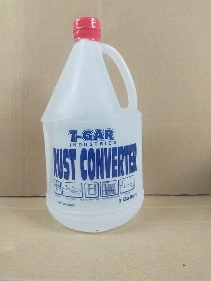 Rust Converter WHOLESALE (Category: Construction Tools & Equipment) located in Caloocan City. Submitted by 5veezonlineshoppe (Listing ID 1379488527, Image 3). Description: wholesale price rust converter Gallon standard size 3.2 liters bodega price/ manufacturer message for details #rustconverter #rustremover.
