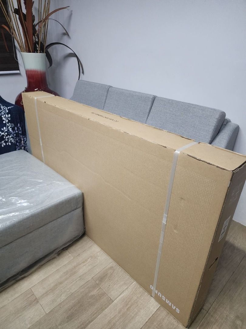 Samsung 65inch OLED S95D 4k Smart TV (Category: TV) located in Quezon City. Submitted by briantan1 (Listing ID 1379419484, Image 2). Description: Never used. May come with original packaging or tag. Description Posted 11 months ago Brand new tv boxed Samsung SRP is 139,999 RFS: won in a raffle.