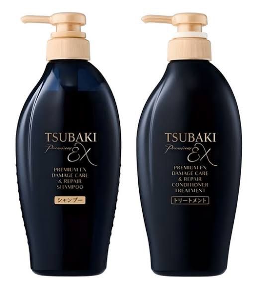 [SET] Tsubaki Shampoo & Conditioner (Category: Health Food, Drinks & Tonics) located in Manila. Submitted by jean_closet (Listing ID 1379451536, Image 1). Description: Brandnew and sealed New bottle Bought in Japan.