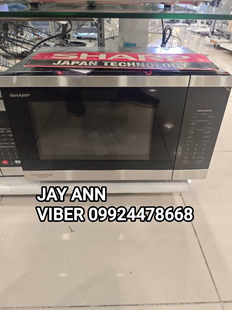 SHARP MICROWAVE OVEN BRAND NEW SEALED WITH GRILL (Category: Ovens & Toasters) located in Makati City. Submitted by jayann. (Listing ID 1379471775, Image 1). Description: SHARP MICROWAVE OVEN MODEL.... R-20F-B 20L 4,090 R-394P-ST INVERTER 34L 8,490 R-61F-B W/GRILL 20L 4,590 R-72F-B W/GRILL 20L 5,990 1 YEAR SHARP WARRANTY CASH & CARRY MALL MAKATI CASH GCASH BANK TRANSFER CASH ON DELIVERY W/ DELIVERY CHARGE PRICE MY CHANGE W/0 PRIOR NOTICE vi-ber: z