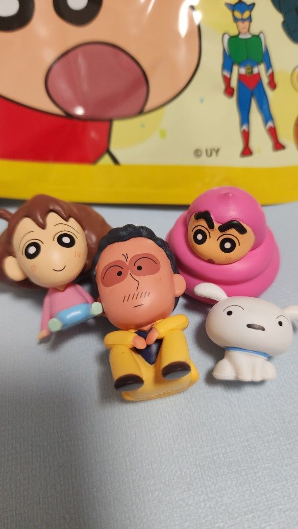 Shinchan crayons mini figurines blind box, Hobbies & Toys, Toys & Games ...