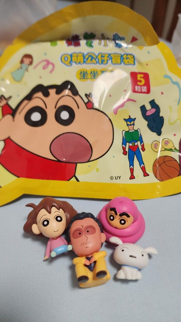 Shinchan crayons mini figurines blind box, Hobbies & Toys, Toys & Games ...