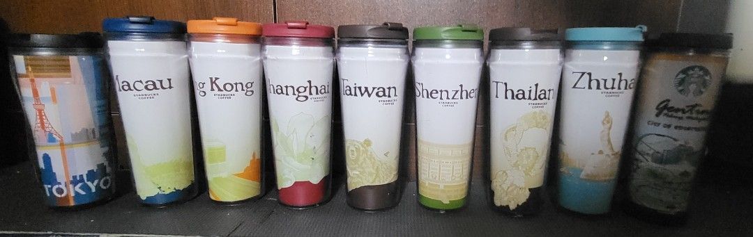 Starbucks Tumbler Collection (Category: Water Bottles & Tumblers) located in Cavite. Submitted by jwill.55 (Listing ID 1379419209, Image 2). Description: never been used. stored only. starbucks tumbler collections. dubai, london, paris, abu dhabi, amsterdam, genting, zhuhai, thailand, shenzhen, shanghai, tokyo. 1000php each. price is negotiable..