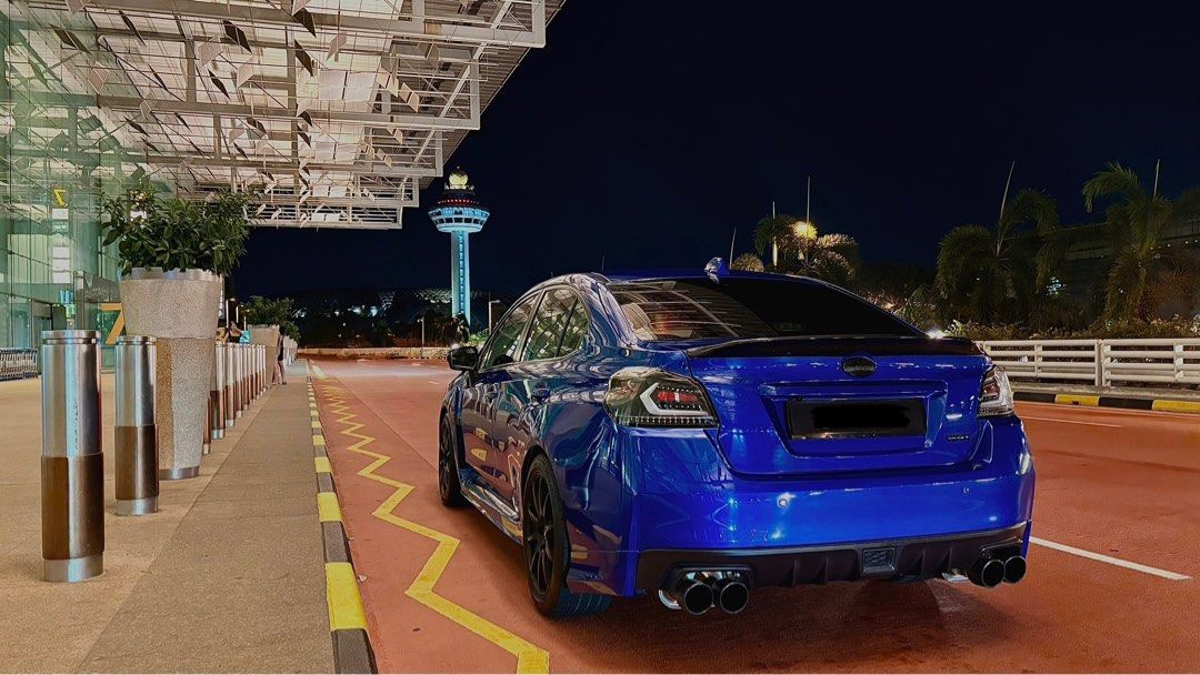 Subaru Impreza WRX 2.0 (A) (Category: Used Cars) located in Singapore. Submitted by chibab00m (Listing ID 1379411934, Image 3). Description: 2.01 turbocharged boxer engine, 264bhp, 8 speed CVT automatic with paddle shifters, AWD, ABS, airbags, cruise control, keyless entry/start/stop. Si drive mode select, multi function steering. Original seats. Leather upholstery, digital into meter, reverse camera, Sunroof. Most mods are Perrin parts, charge p