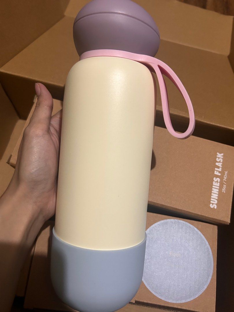 Sunnies Flask Pebble Cap and Cap Loop (Category: Water Bottles & Tumblers) located in Quezon City. Submitted by rhaez (Listing ID 1379477492, Image 2). Description: Selling it for the same price I bought it. Sunnies Flask Pebble Cap and Cap Loop Pebble Cap loop - 195 Pebble Cap - 345 rfs: planning to buy robo cap.