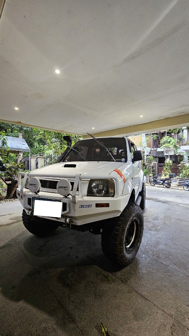 Suzuki Jimny (M) (Category: Used Cars) located in Marikina City. Submitted by mcfly2015 (Listing ID 1379404498, Image 3). Description: 🇯🇵 Setup: Tall and wide (Aussie-JDM) 🇯🇵 Clean papers and registered 🇯🇵 Check the last 2 pictures for the full detailed specs - Price is negotiable, feel free to pm or text Ready to use, no issues, gas n go!!! Text or Call: 09171273497.