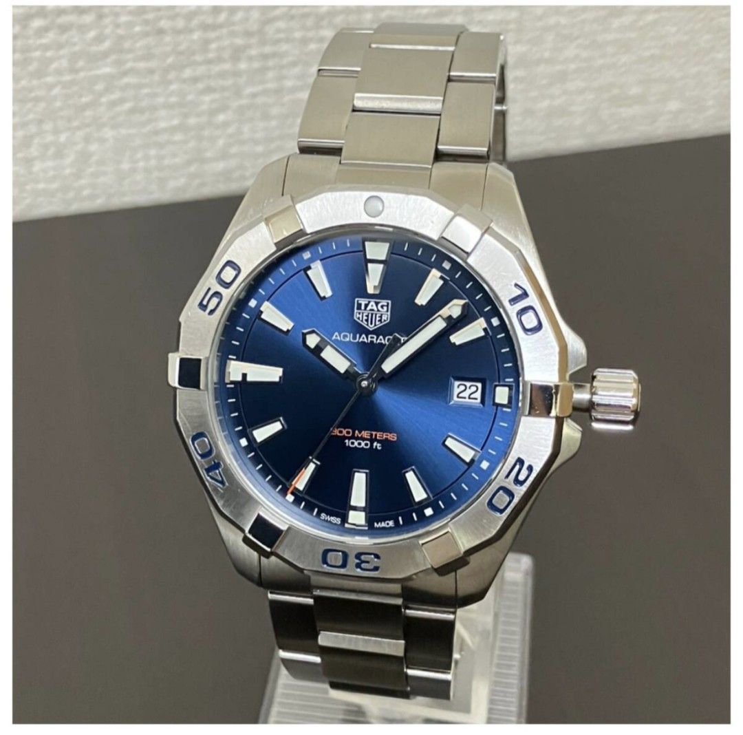 Tag Heuer Acuaracer WBD 1112 (Category: Luxury Watches) located in Las Pinas. Submitted by jpntrader (Listing ID 1379513009, Image 3). Description: Tag Heuer Acuaracer WBD 1112 Quartz 41mm with box,manual , extra link wrist 17.5cm.