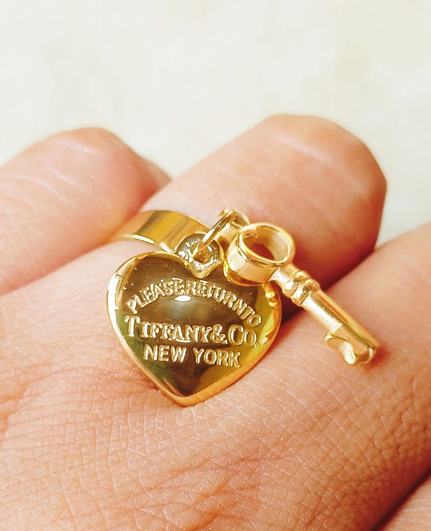 Tiffany & co. Ring from japan (Category: Luxury Accessories) located in Manila. Submitted by osaze_27japanbags (Listing ID 1379523733, Image 3). Description: Tiffany & co. Ring from japan no flaws size adjustable with stamp with gift box kindly pm me.