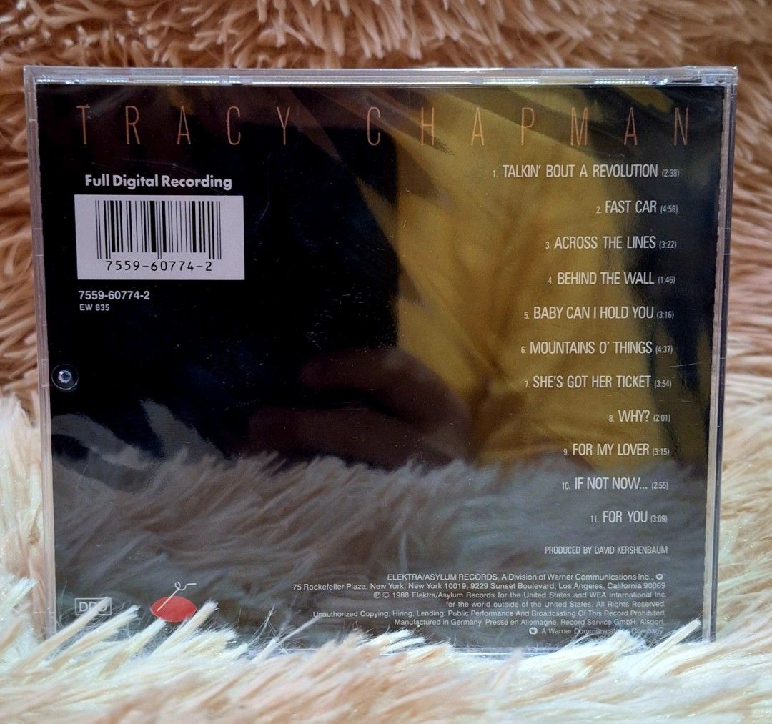 Tracy chapman (Category: Vinyls) located in Caloocan City. Submitted by collectionsitems (Listing ID 1379418156, Image 2). Description: Welcome to our shop collection items MUSIC AND VIDEO STORE! 👝Posted items are on hand. 💿🎧🎵💽🎷📽🎥 CD'S / DVD's Books & VINYL are all imported made in uk our local opm album and original in mint to nearmint & unsealead sealed brand new 🛒Pls add to cart to check stocks availability. 💵We sell quality products