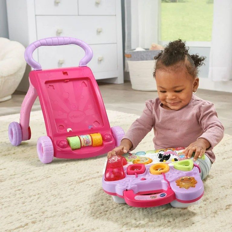 VTech Sit to Stand Baby Push Walker (Brand New) (Category: Infant Playtime) located in Mandaluyong City. Submitted by my.closetcleanup (Listing ID 1379338567, Image 3). Description: Brand New (Never used), Still sealed in box Sold at 3,299 in toy stores Payment Methods: GCash BDO Metrobank Delivery Options: Metro Manila - Lalamove or Grab Provincial - LBC Shipping fee shouldered by buyer.