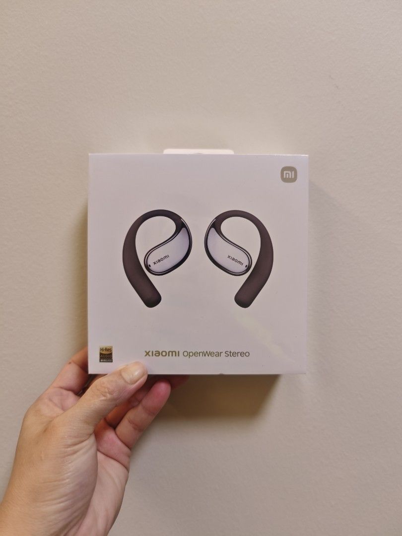Wireless Earbuds - Long Battery Life (Category: Earphones) located in Singapore. Submitted by tszehua (Listing ID 1379289030, Image 2). Description: Price: The Xiaomi OpenWear Stereo retails for S$199 in Singapore, though prices may vary. Features: They feature an open-ear design, Hi-Res Audio support, IP54 dust and water resistance, and an AI noise-cancellation microphone. Color Options: They are available in Sandstone Beige or Cosmic Grey. Batt