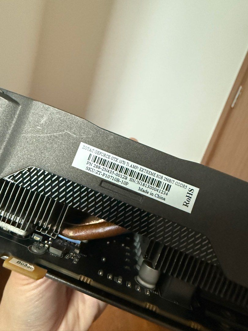 Zotac GeForce GTX 1070 Ti AMP! Extreme 8GB63220269684865111