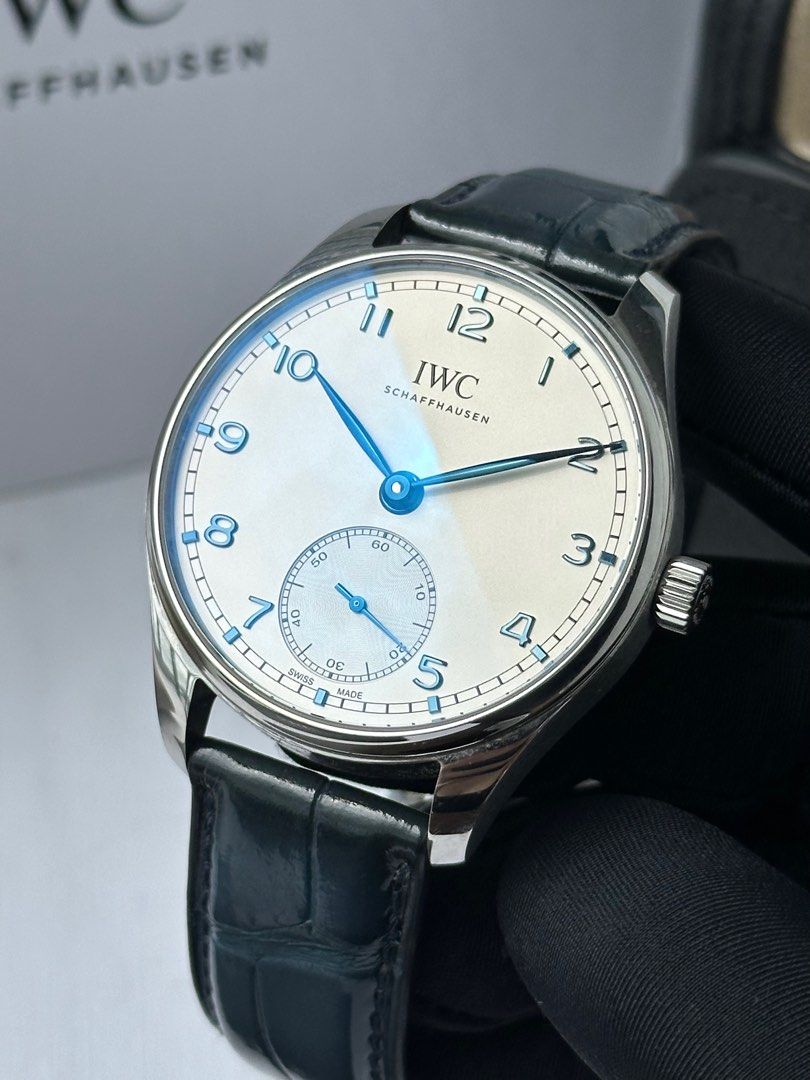 2023 IWC Portugieser 40mm (Category: Men's Watches) located in Quezon City. Submitted by 6.oclock.ph (Listing ID 1379647975, Image 3). Description: IWC Portugieser in 40mm Year 2023 MINT condition Complete inclusions Ref# IW358304 Open Caseback | Small 60 sec subdial on 6O’CLOCK mark Price ₱278,000 Retail ₱451,000.