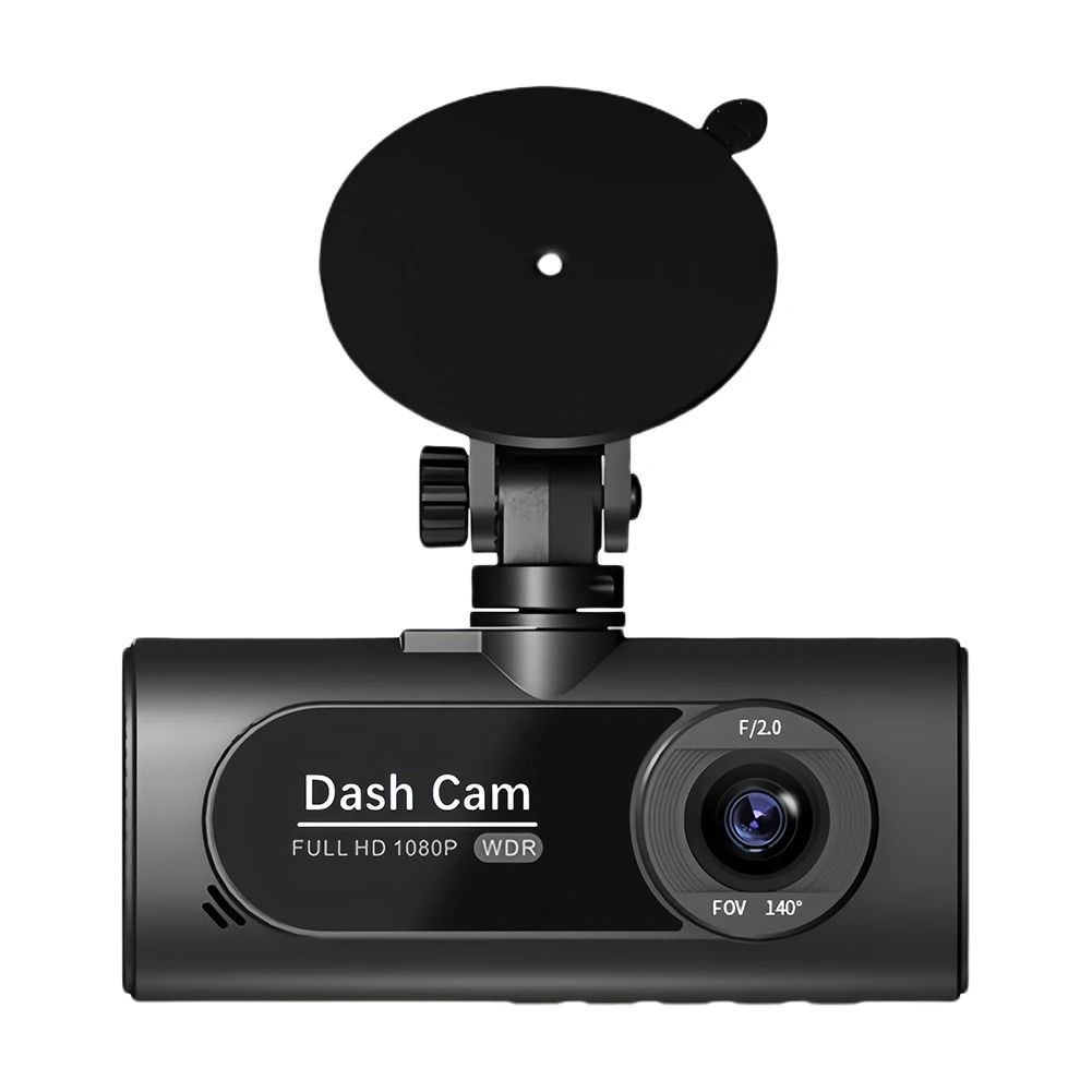 3-Lens Vehicle Dash Cam HD 1080P IR Night Vision Three Way Camera DVR ...