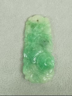 緬甸翡翠龍鳳呈祥花件64204784776578110