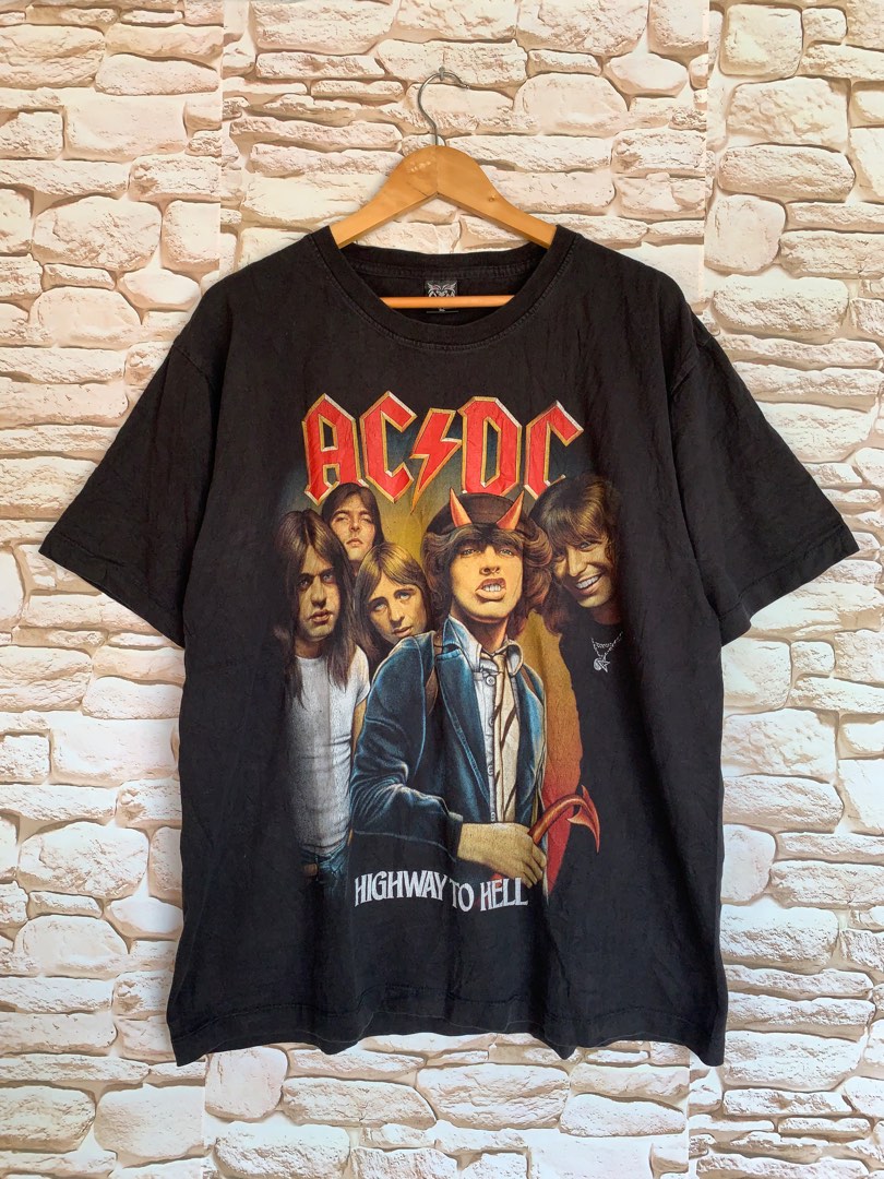 AC DC, Men's Fashion, Tops & Sets, Tshirts & Polo Shirts on Carousell